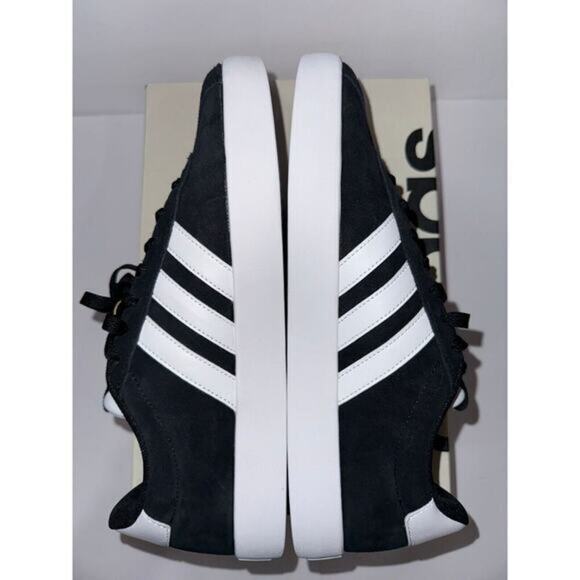 Adidas Size 10.5 / VL Court 3.0 / Black & White - Picture 3 of 5